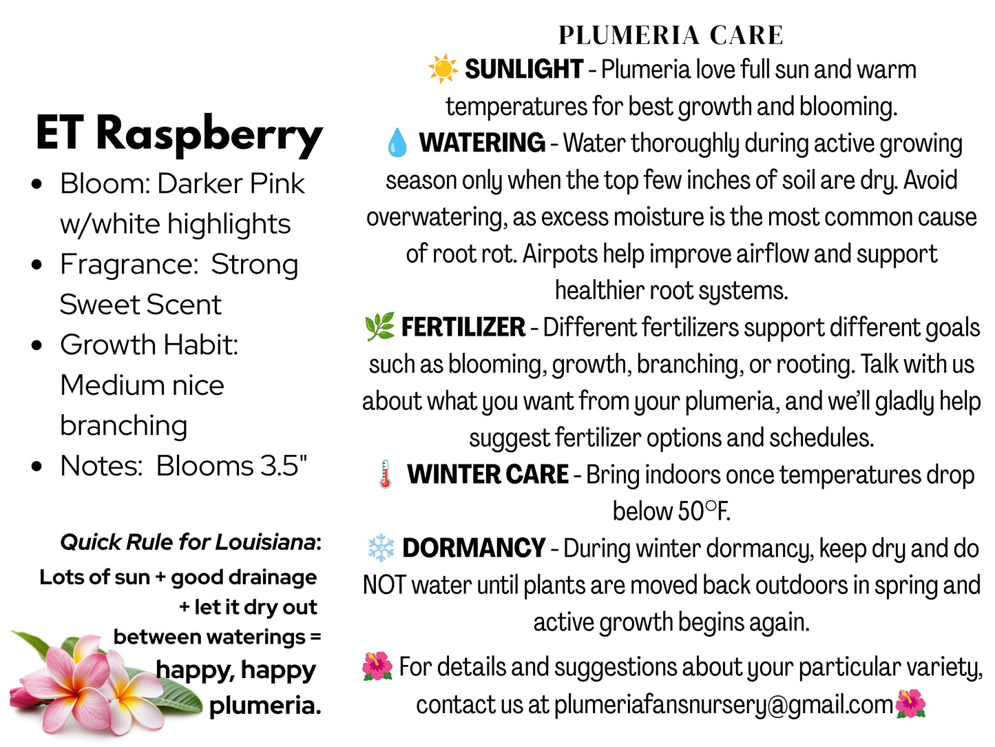 ET Raspberry Plumeria
